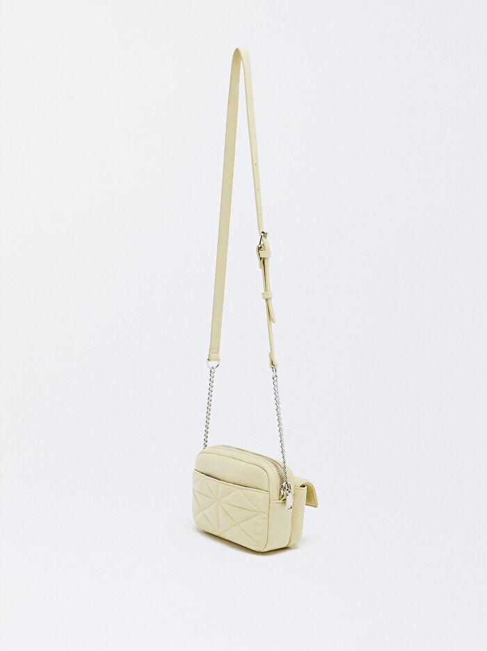 Desenli Çapraz Askılı Çanta