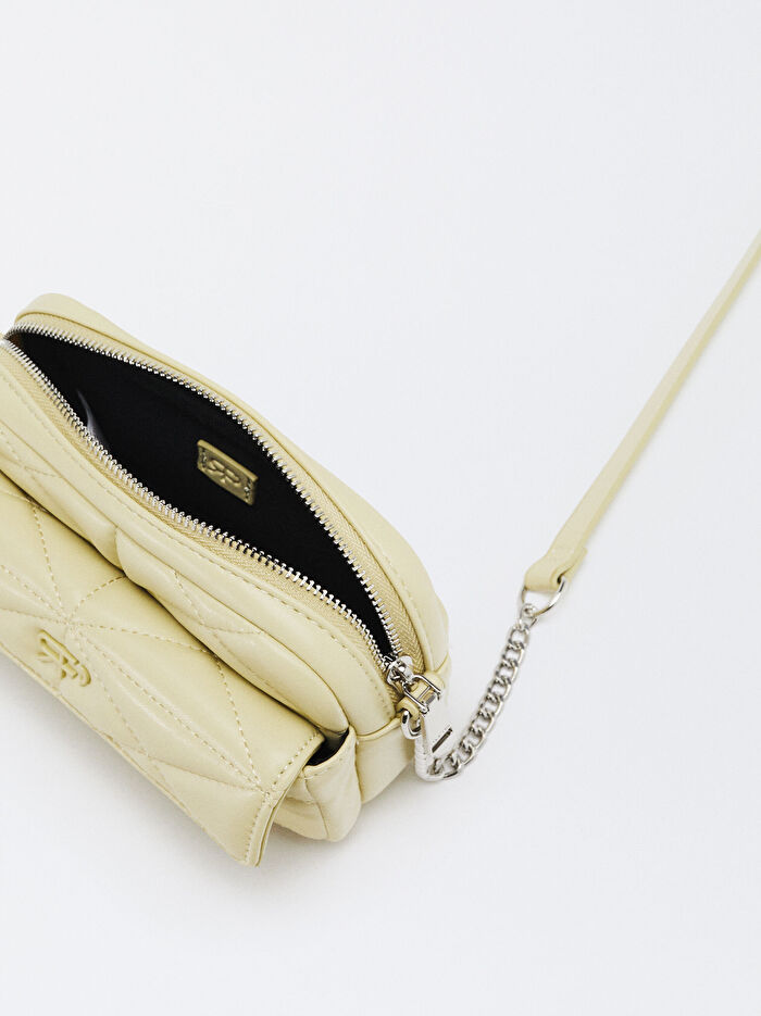 Desenli Çapraz Askılı Çanta