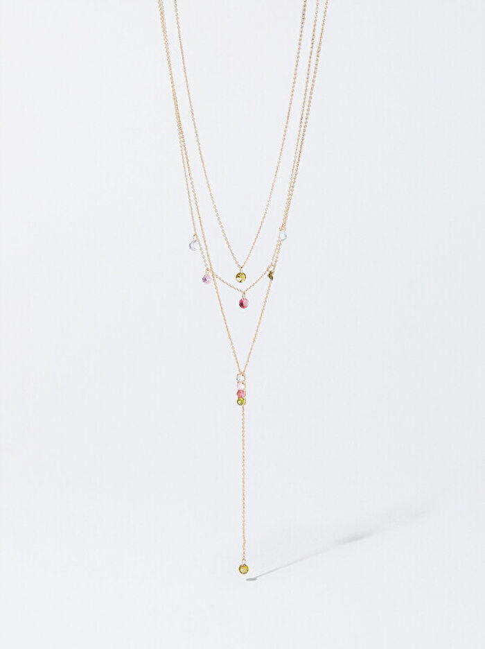 Kristalli Gold Kolye