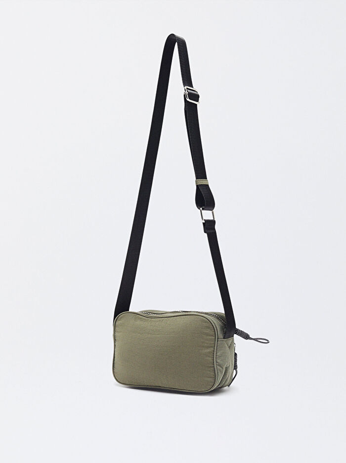 Teknik Kumaş Çapraz Askılı Çanta