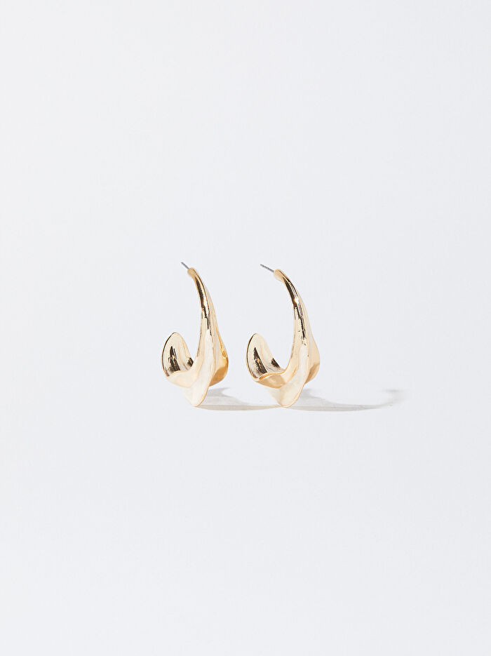 Gold Halka Küpe