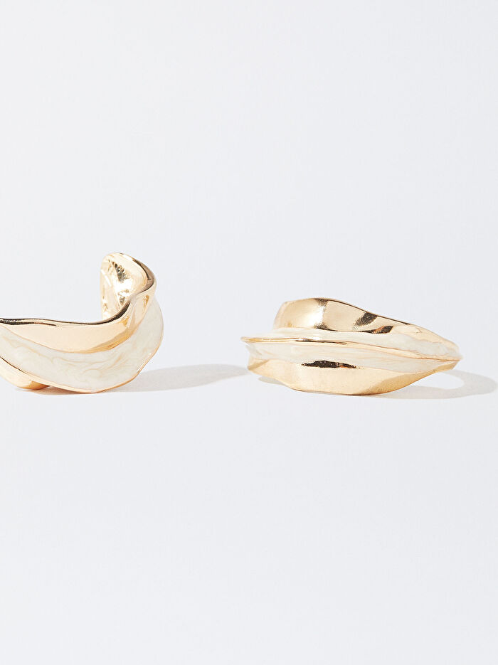Gold Halka Küpe