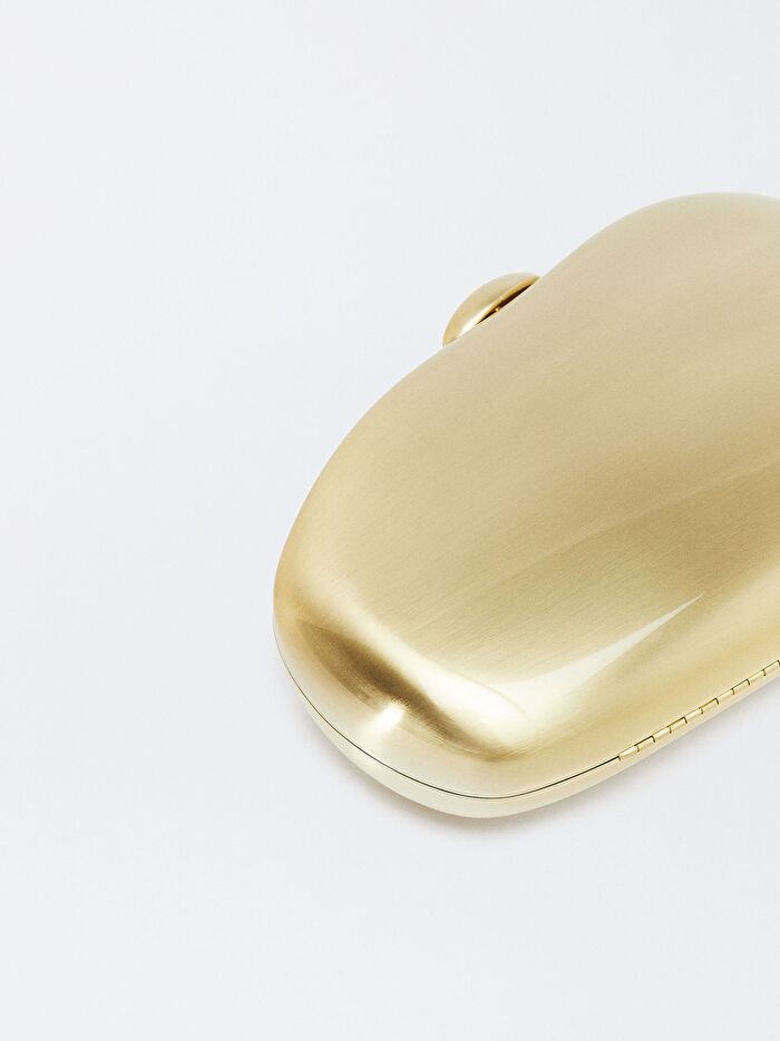 Gold Party Clutch Çanta