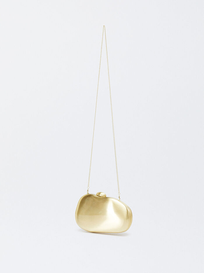 Gold Party Clutch Çanta