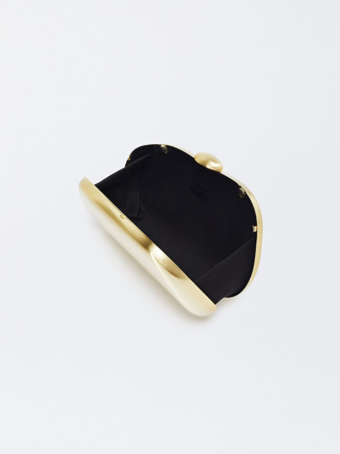 Gold Party Clutch Çanta