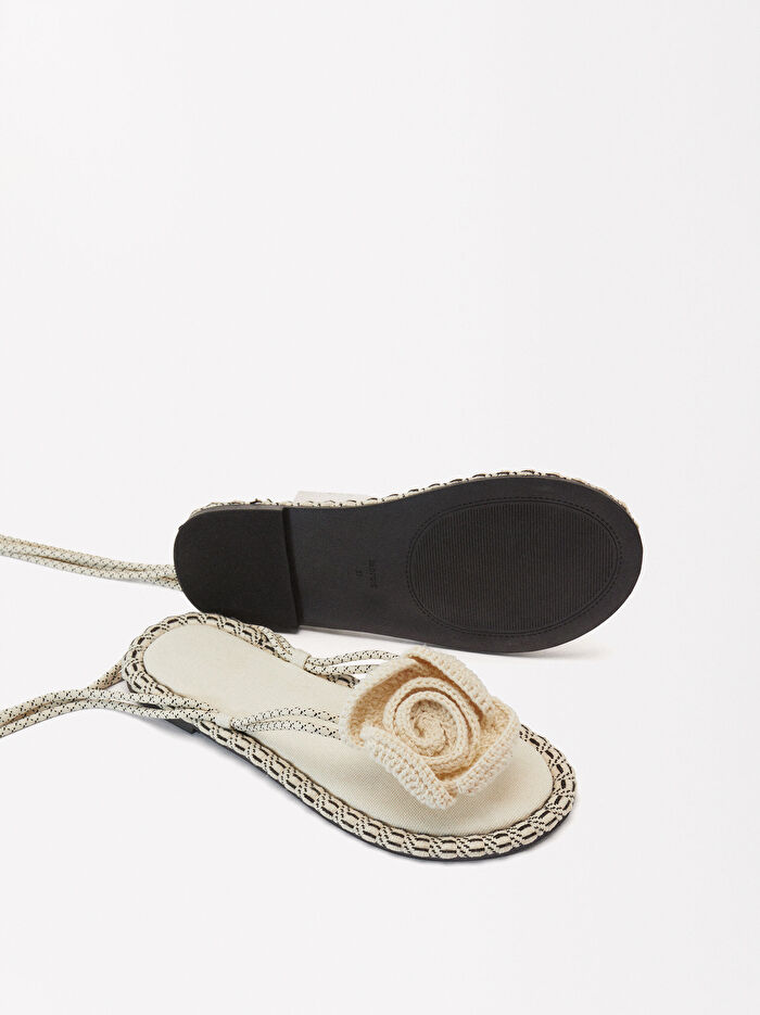 Kroşe Bantlı Sandalet