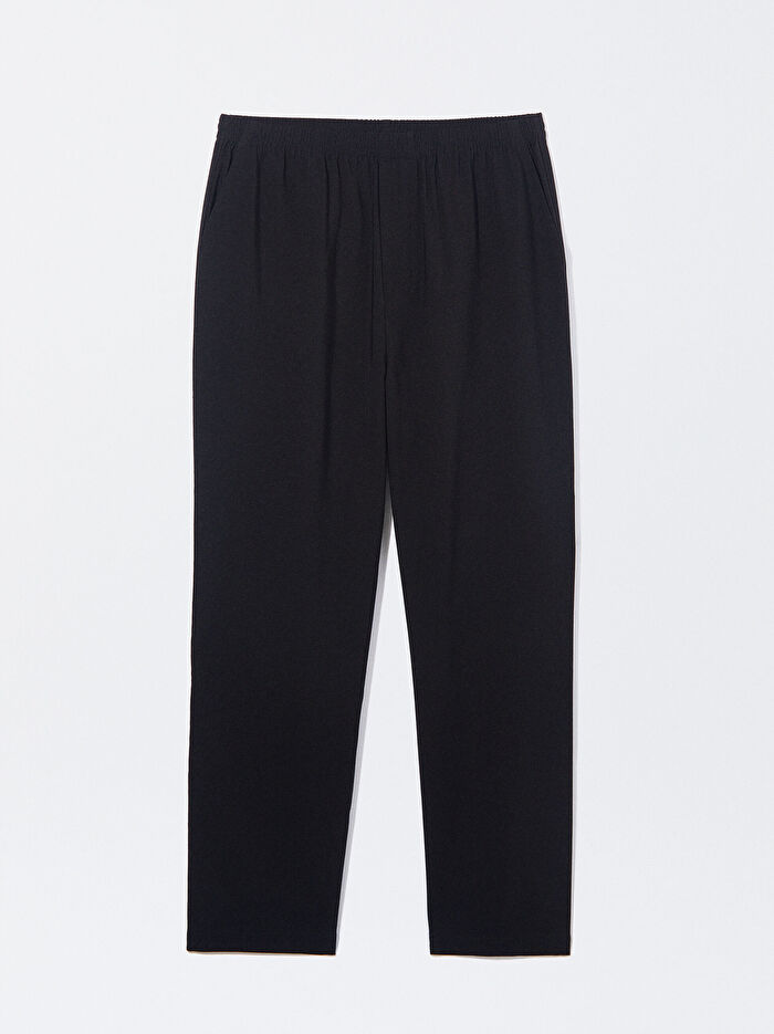 Elastik Belli Pantolon