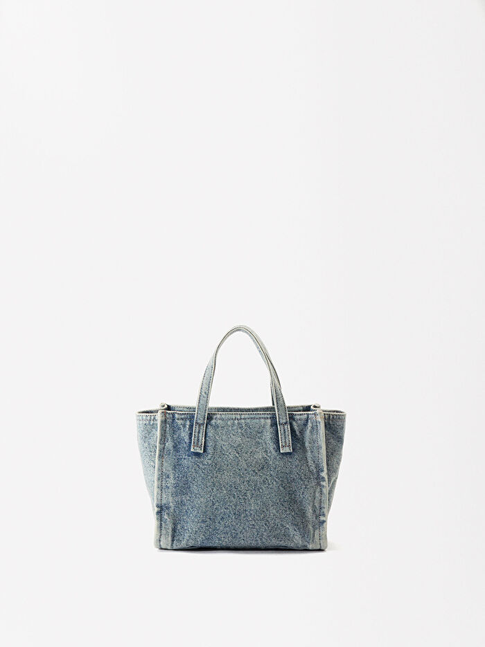 Denim Tote Çanta