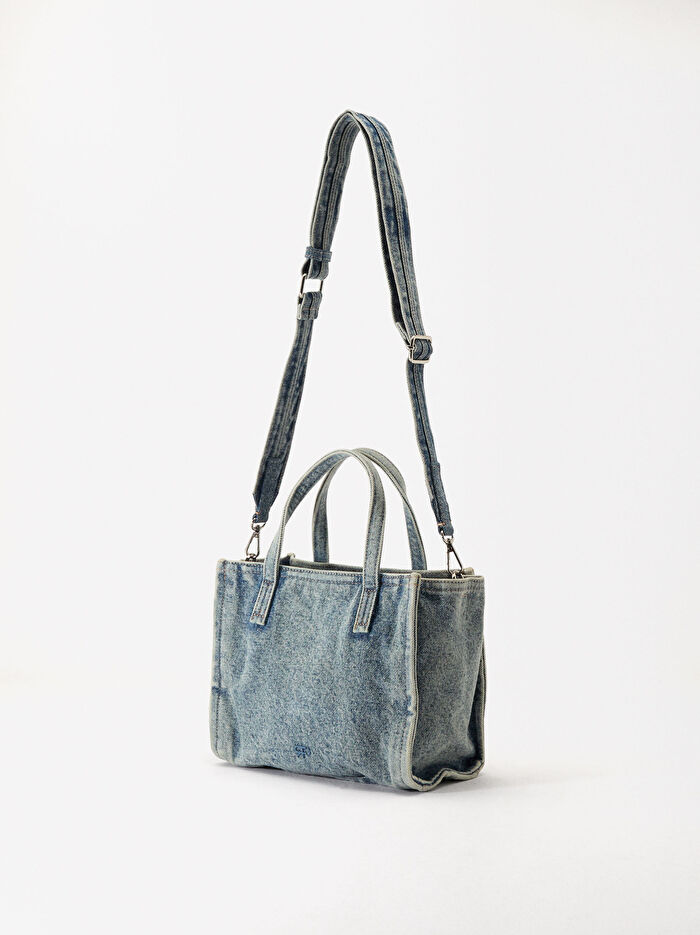 Denim Tote Çanta