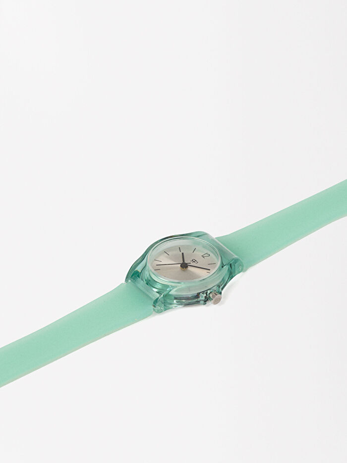 Silikon Kayışlı Saat