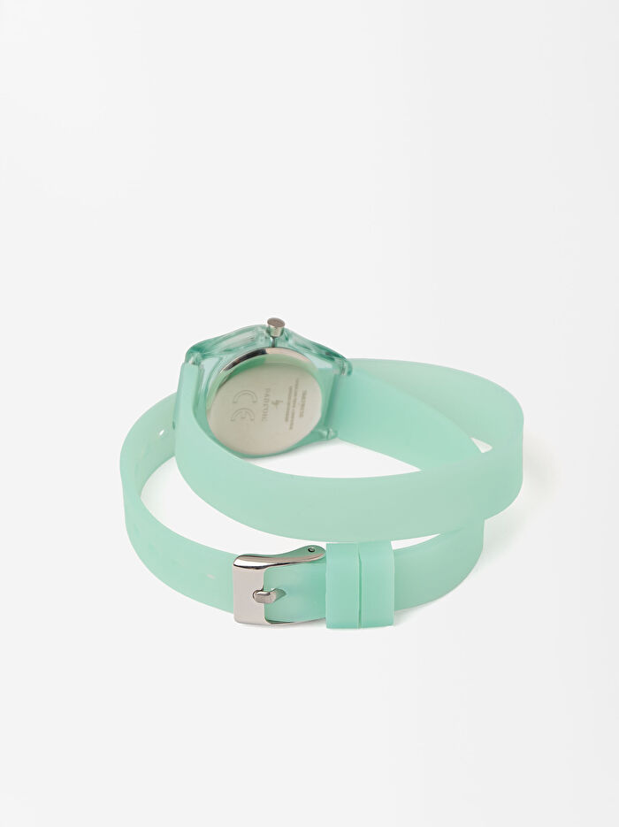 Silikon Kayışlı Saat