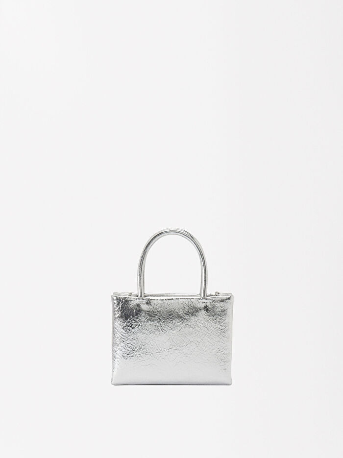 Çapraz Askılı Mini Tote Çanta
