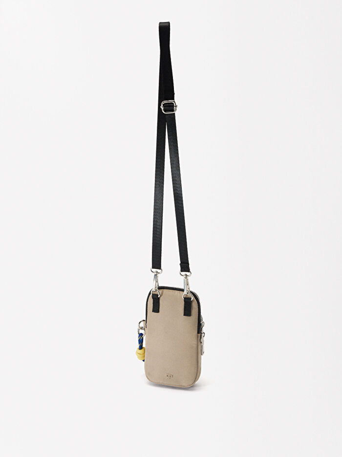 Teknik Kumaş Cep Telefonu Çantası