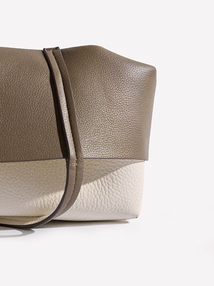 Çift Taraflı Shopper Çanta