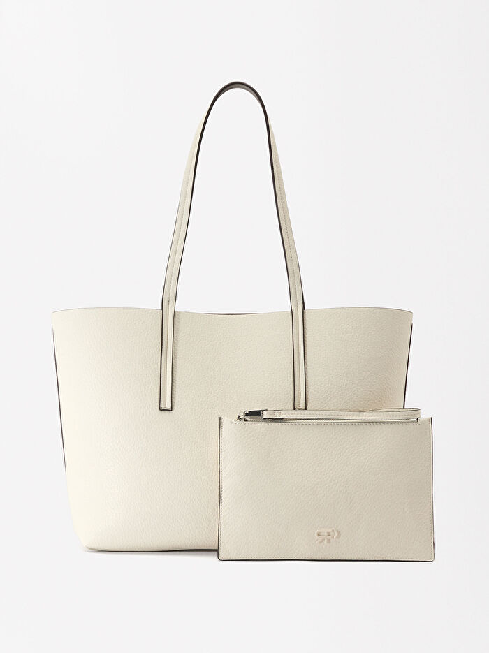 Çift Taraflı Shopper Çanta
