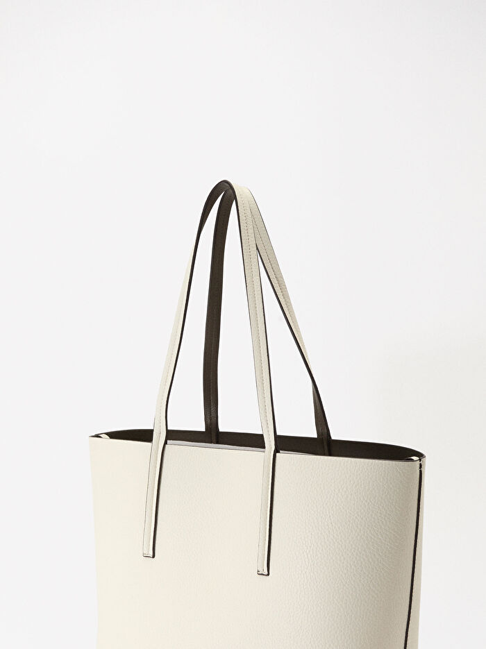 Çift Taraflı Shopper Çanta