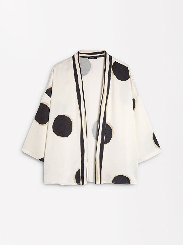 Puantiyeli Kimono