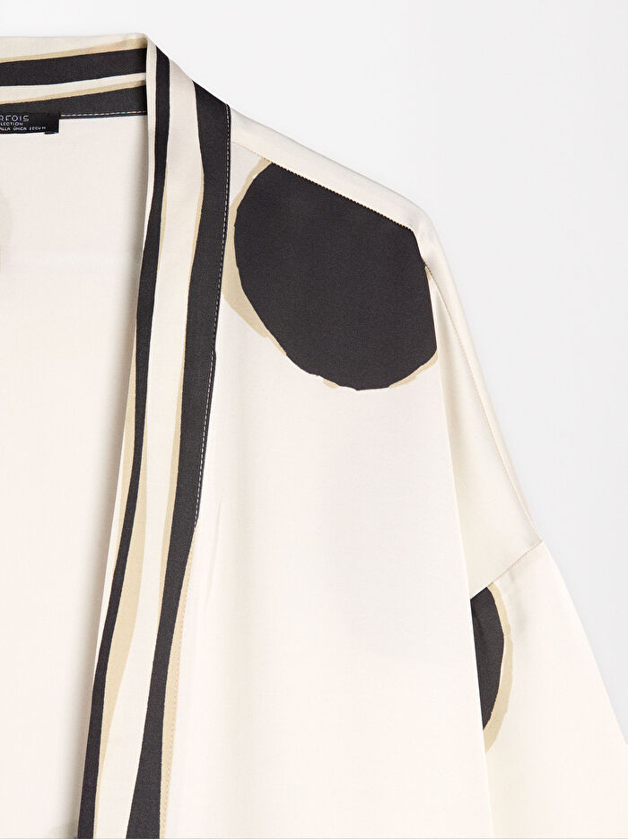 Puantiyeli Kimono