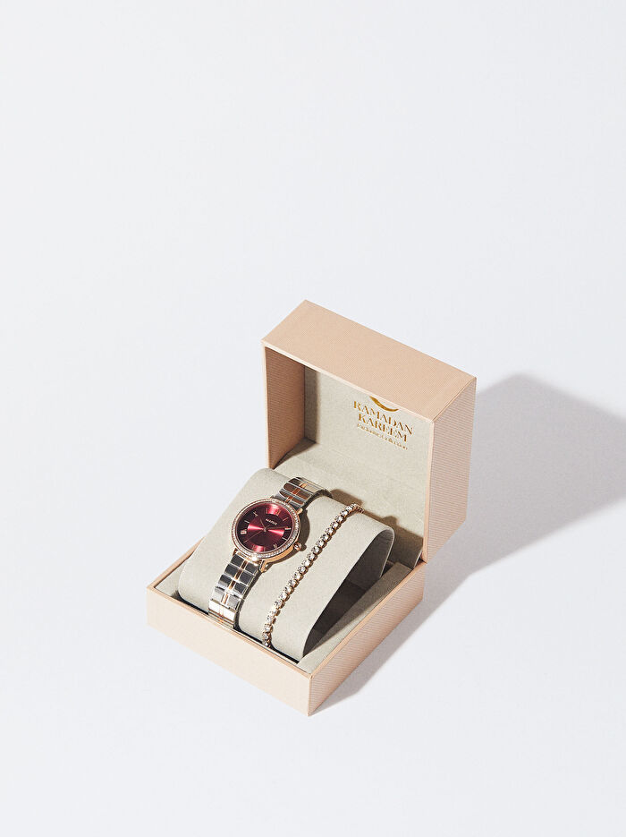 Çift Ton Kayışlı Saat