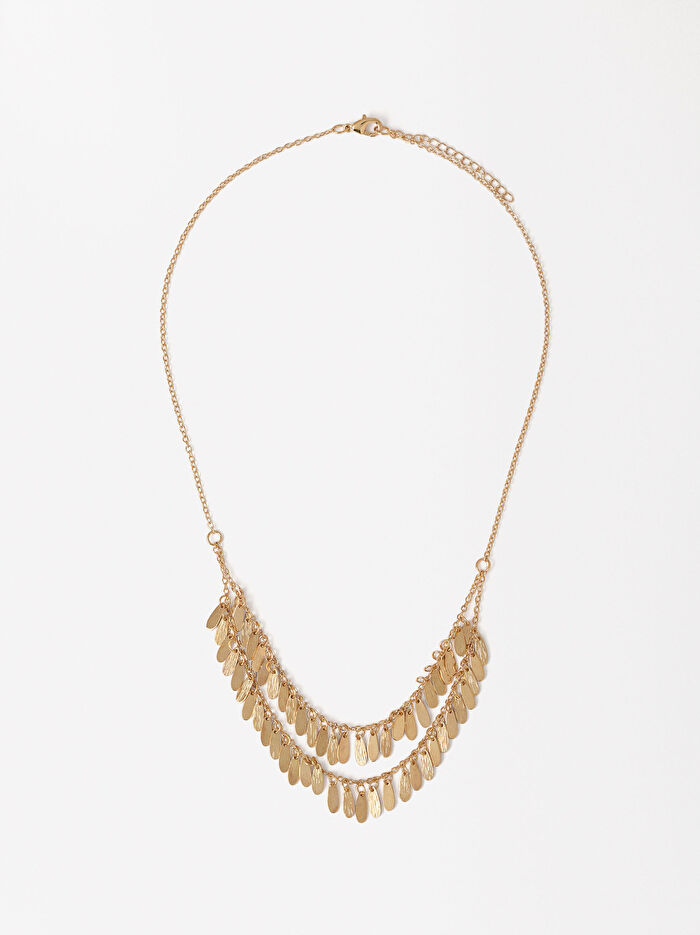 Zirkon Taşlı İnci Kolye