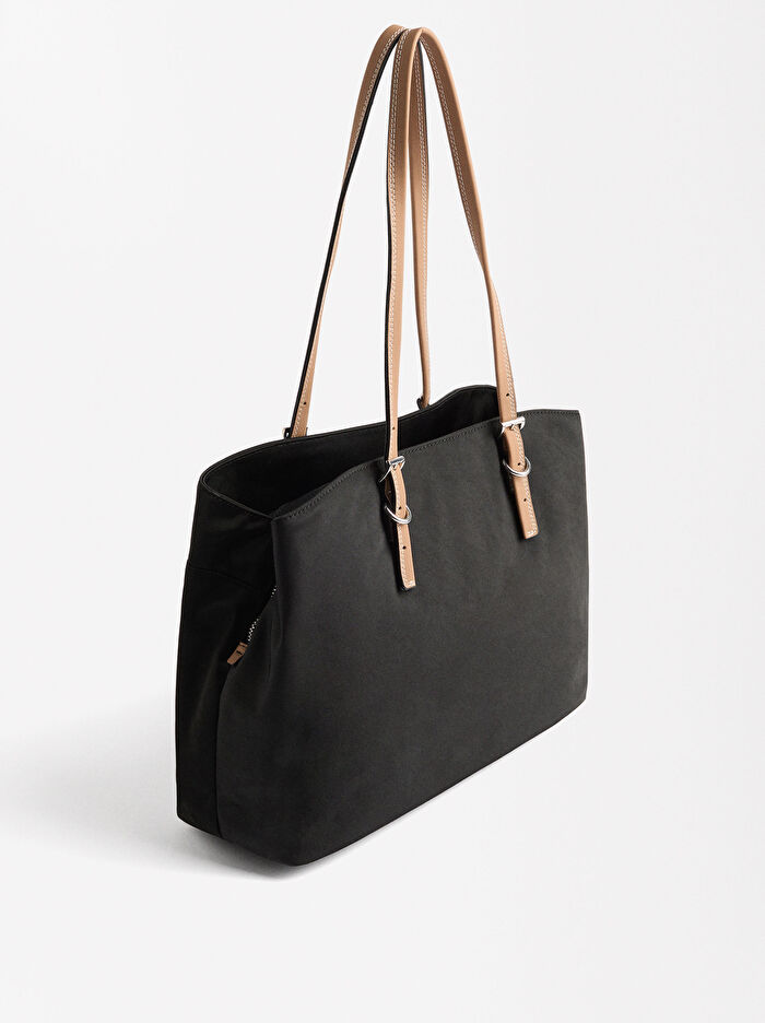 Teknik Kumaş Tote Çanta