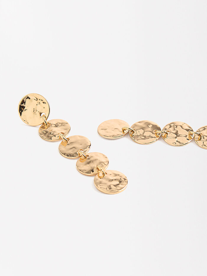 Gold Uzun Küpe