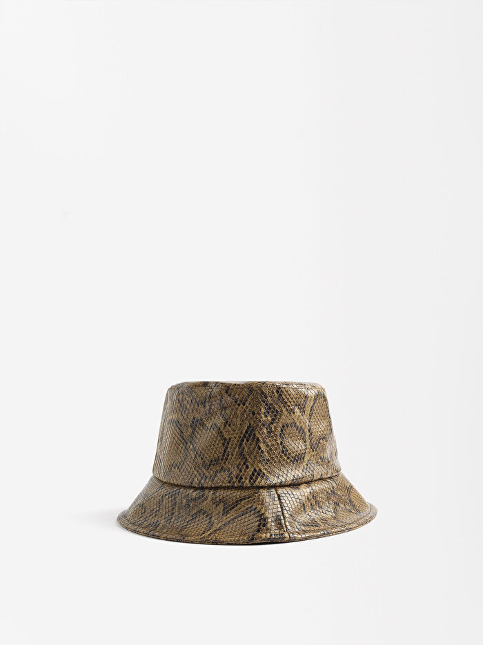 Desenli Bucket Şapka