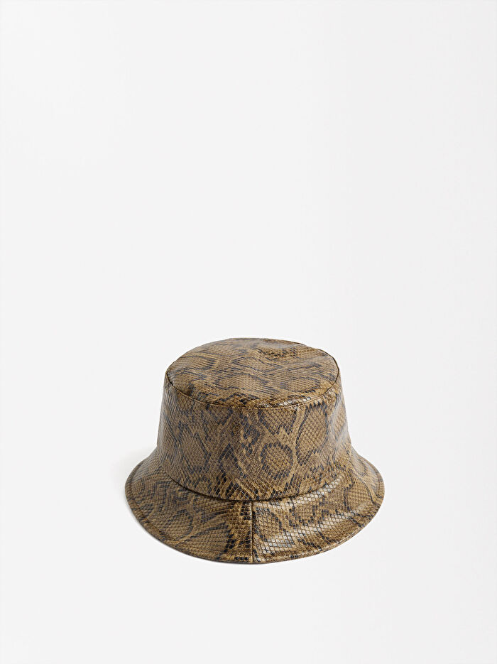 Desenli Bucket Şapka