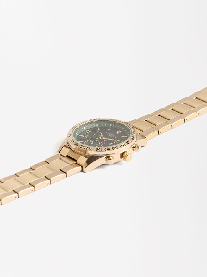 Paslanmaz Çelik Bileklikli Saat