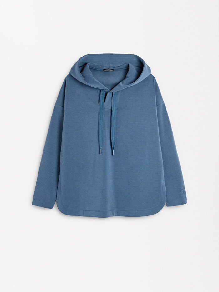 Örme Kapüşonlu Sweatshirt