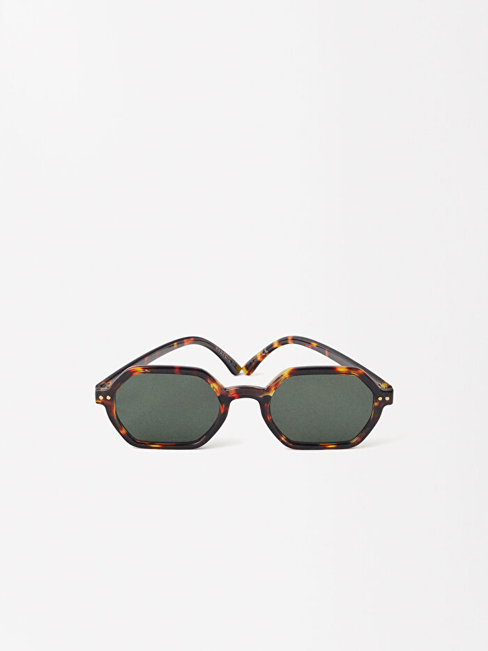 Sekizgen Çerçeveli Güneş Gözlüğü