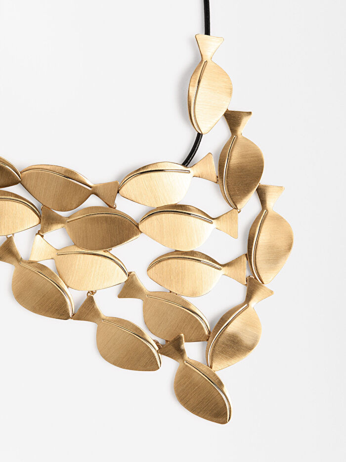 Balıklı Halat Kolye