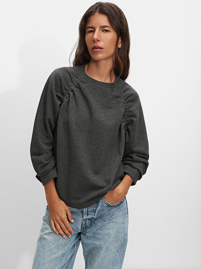 İp Detaylı Sweatshirt