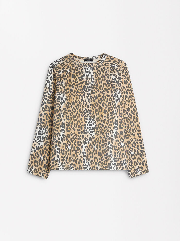 Leopar Desenli Kazak