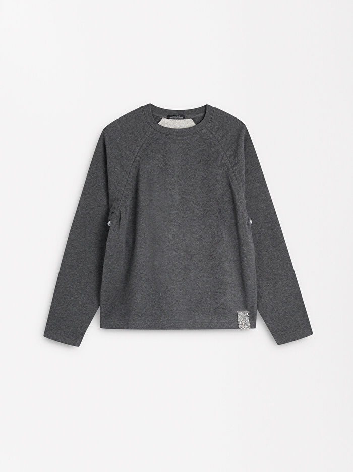 İp Detaylı Sweatshirt