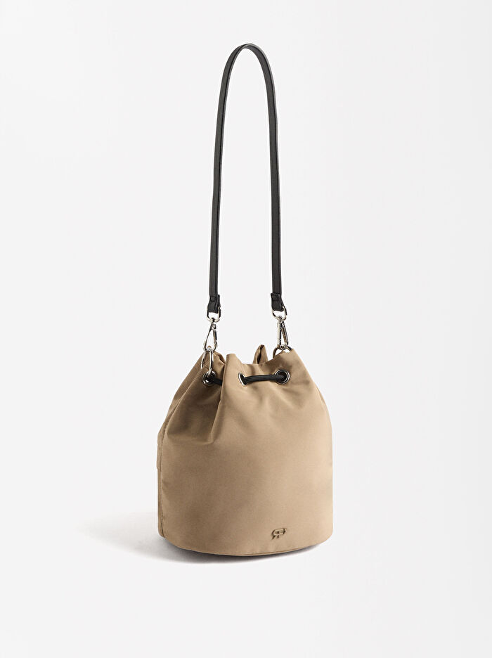 Teknik Kumaş Bucket Çanta