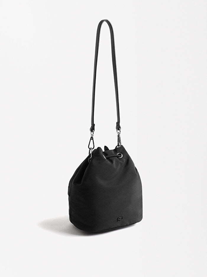 Teknik Kumaş Bucket Çanta