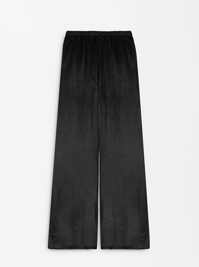 Elastik Belli Bol Kesim Pantolon