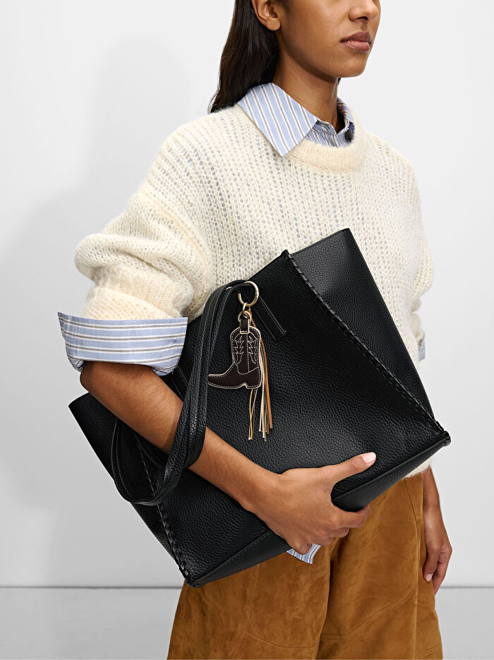 Çıkarılabilir Aksesuarlı Shopper Çanta