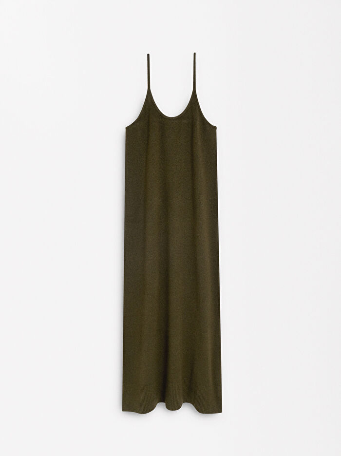 Uzun Örme Yün Elbise