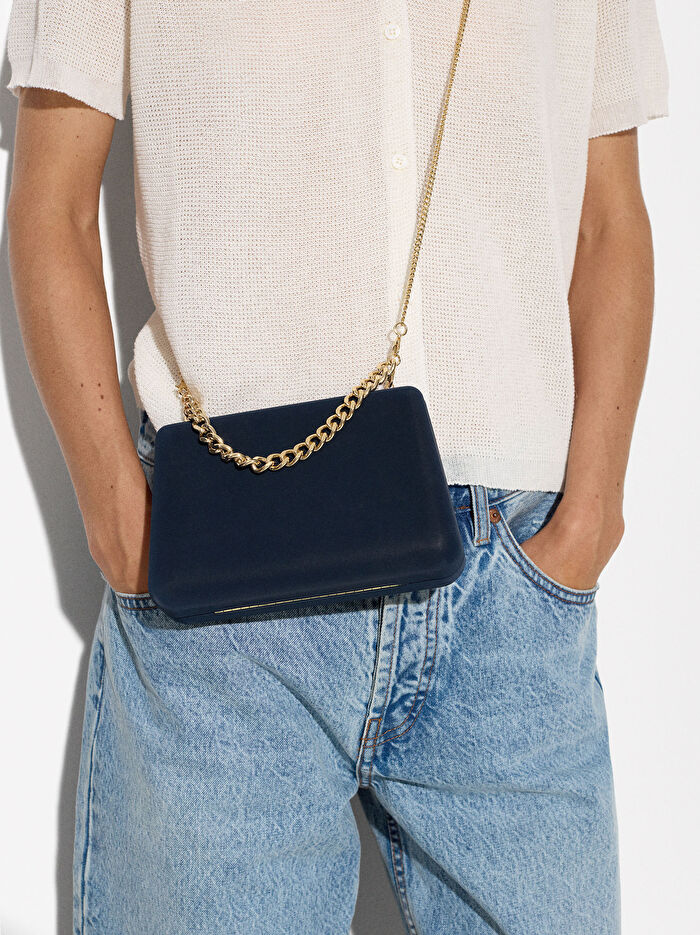 Party Patent Clutch Çanta