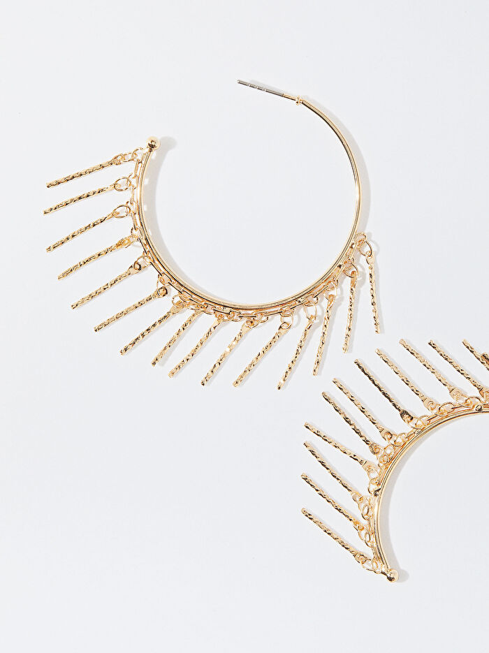 Gold Halka Küpe