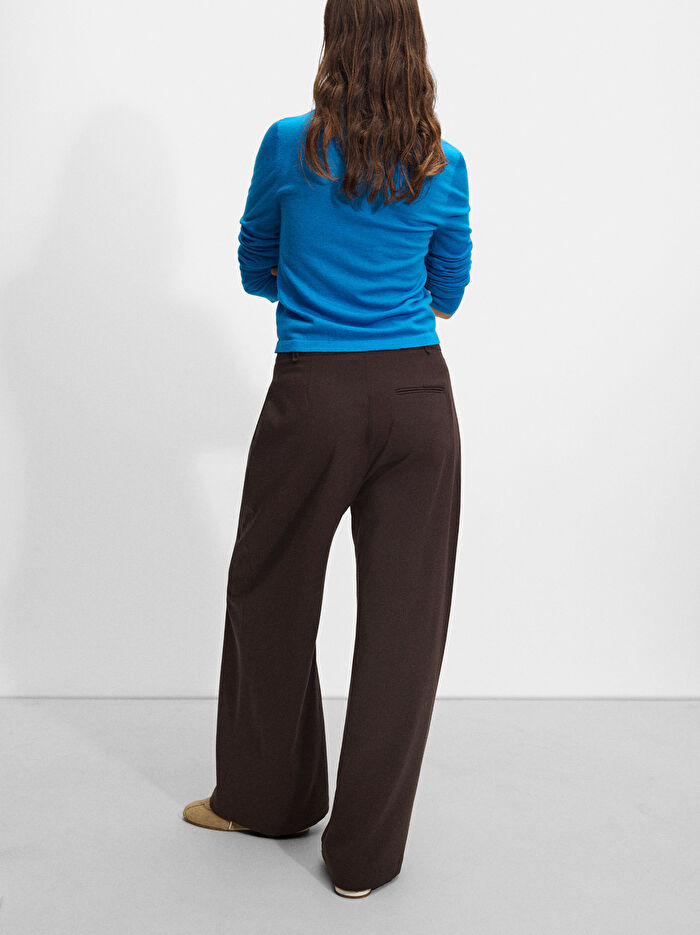 Pile Dökümlü Pantolon