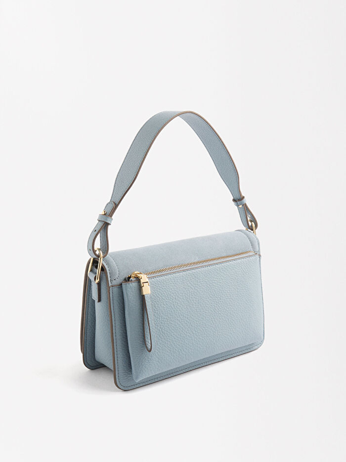 Süet Deri Omuz Çantası