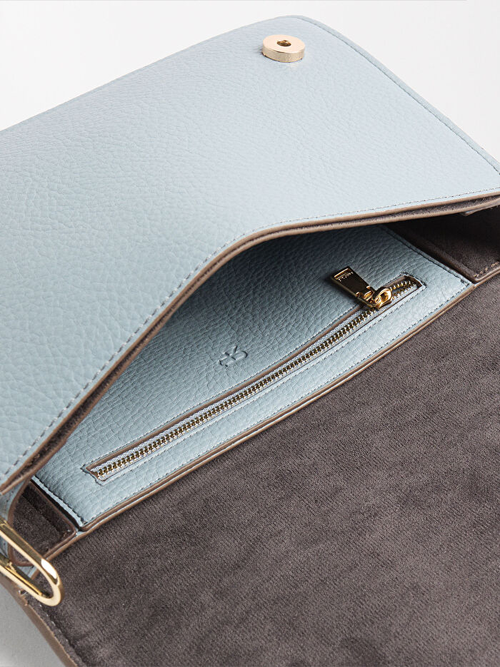 Süet Deri Omuz Çantası