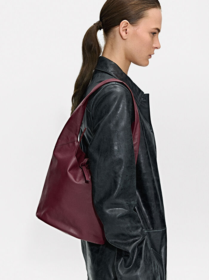 Hobo Deri Omuz Çantası