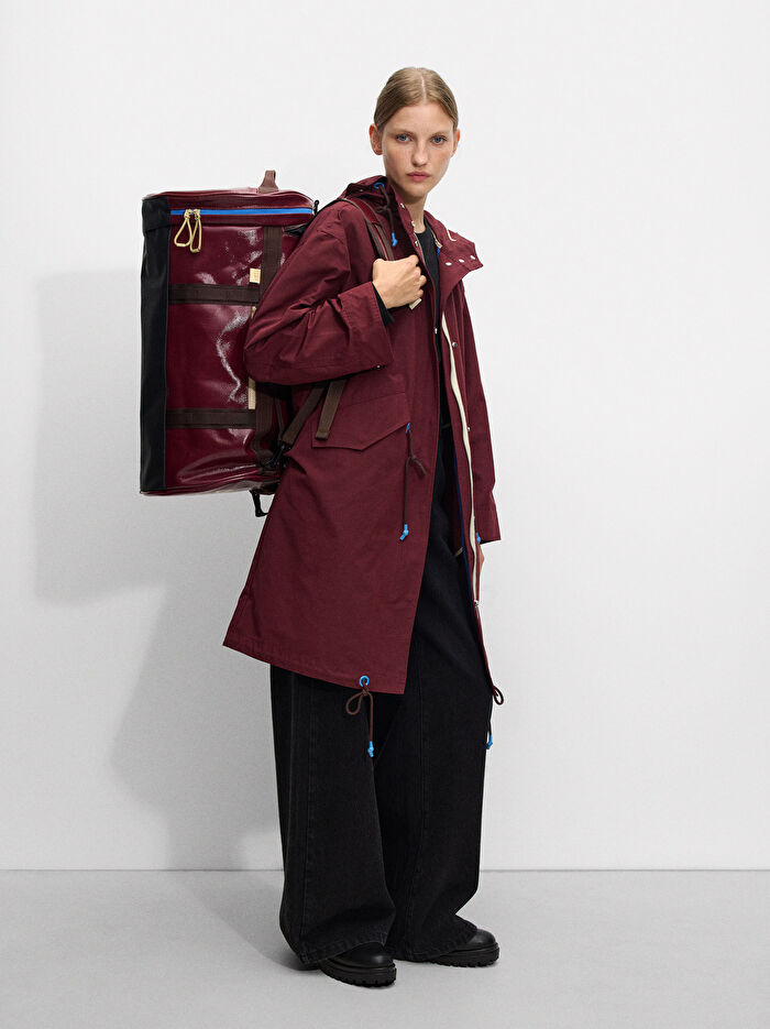 Askılı Silindir Sırt Çantası XL