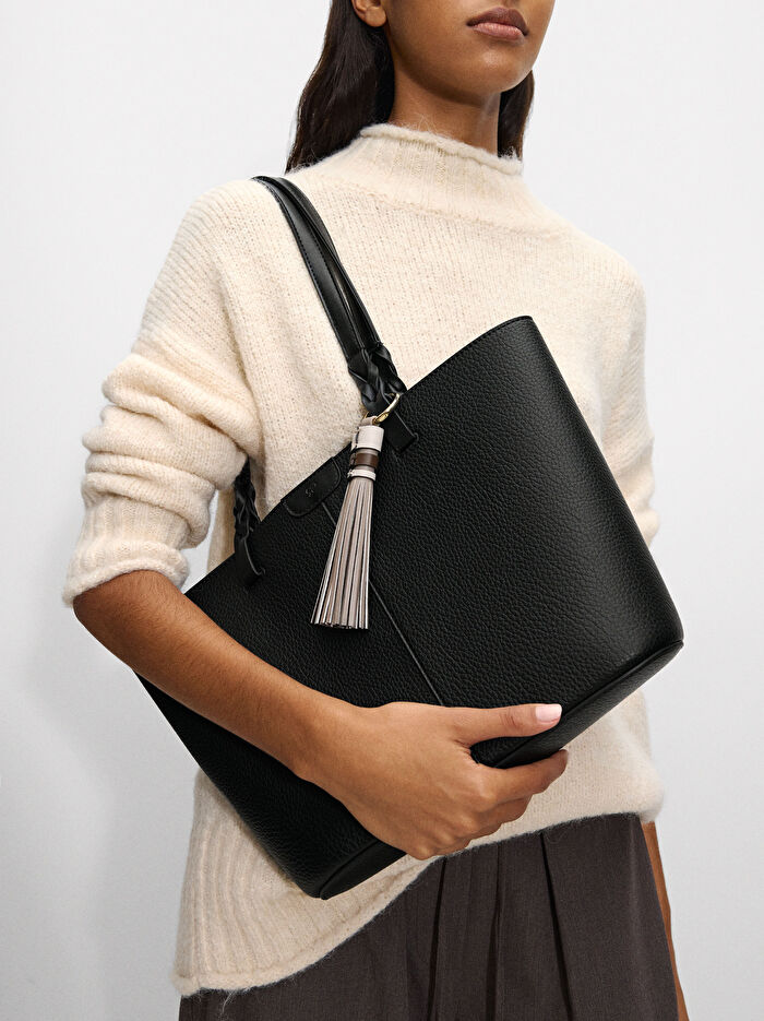 Çıkarılabilir Aksesuarlı Shopper Çanta