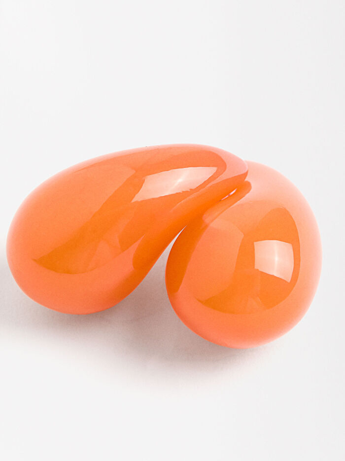 Resin Damla Küpe