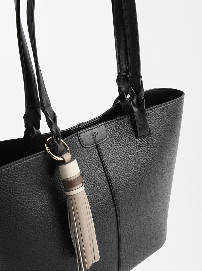 Çıkarılabilir Aksesuarlı Shopper Çanta